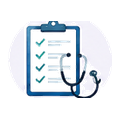 Complete physical examination icon