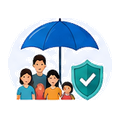Focus on preventive healthcare icon