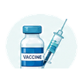 Vaccinations and immunizations icon